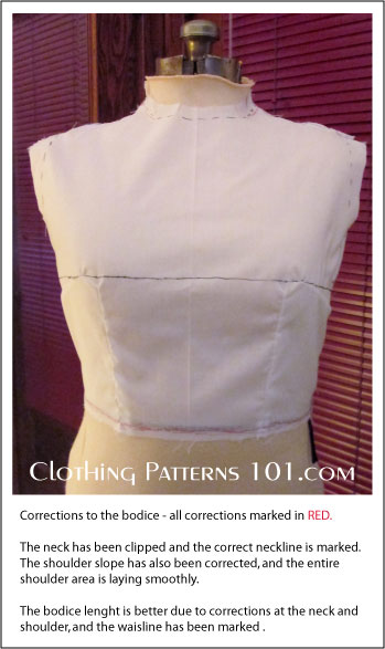 fitting-the-bodice-pattern