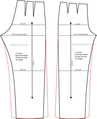 How to cut out the pattern for mens pants  Fashion Freaks